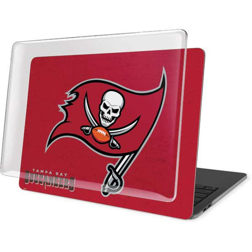 NFL Tampa Bay Buccaneers Distressed MacBook Pro 13in (2020) Case plus Skin