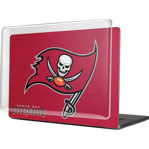 NFL Tampa Bay Buccaneers Distressed MacBook Pro 16in (2021-25) Case plus Skin