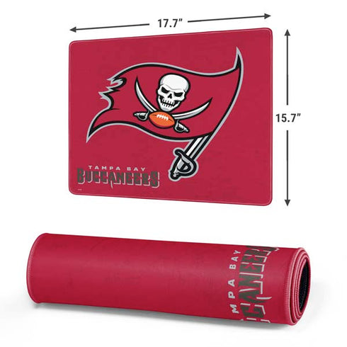 NFL Tampa Bay Buccaneers Distressed Gaming Mouse Pad