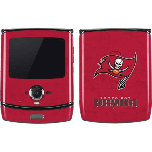NFL Tampa Bay Buccaneers Distressed Motorola RAZR Skin