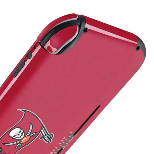 NFL Tampa Bay Buccaneers Distressed Nintendo Switch Lite Skin