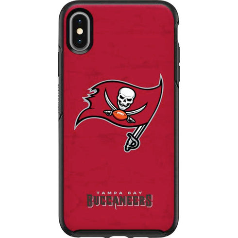 NFL Tampa Bay Buccaneers Distressed Otterbox Symmetry iPhone Skin