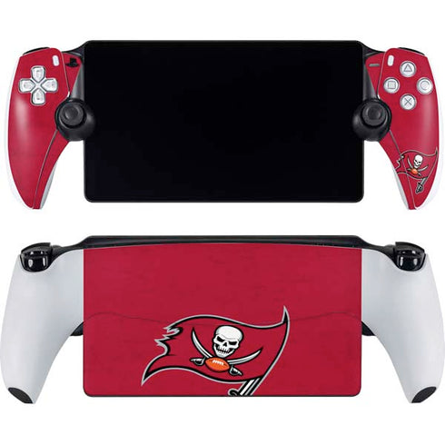 NFL Tampa Bay Buccaneers Distressed PlayStation Portal Remote Player Skin
