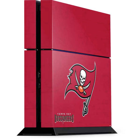 NFL Tampa Bay Buccaneers Distressed PS4 Console Skin