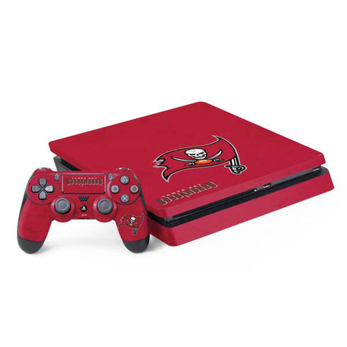 NFL Tampa Bay Buccaneers Distressed PS4 Slim Bundle Skin