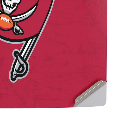 NFL Tampa Bay Buccaneers Distressed PS5 Console Skin