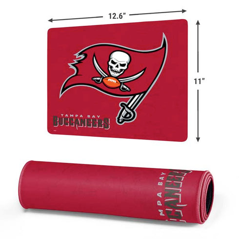 NFL Tampa Bay Buccaneers Distressed Gaming Mouse Pad