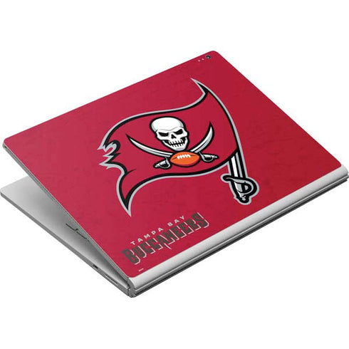 NFL Tampa Bay Buccaneers Distressed Surface Book Skin