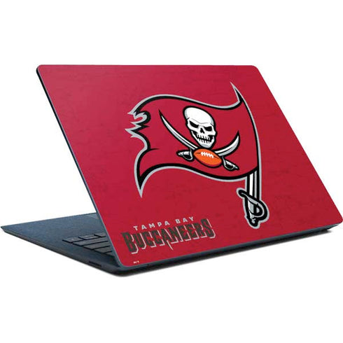 NFL Tampa Bay Buccaneers Distressed Surface Laptop Skin
