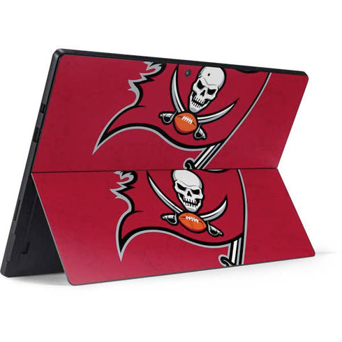 NFL Tampa Bay Buccaneers Distressed Surface Pro 6 Skin