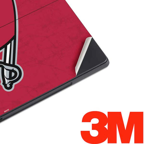 NFL Tampa Bay Buccaneers Distressed Surface Pro 6 Skin