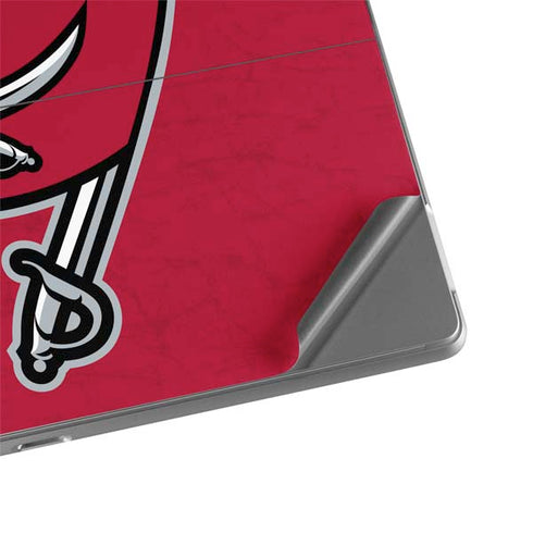 NFL Tampa Bay Buccaneers Distressed Surface Pro 8 Skin