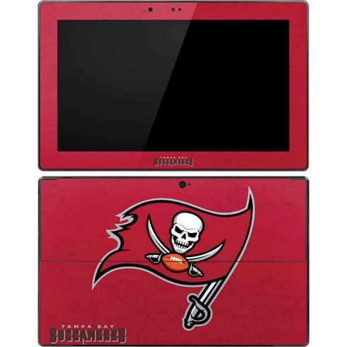 NFL Tampa Bay Buccaneers Distressed Surface Pro Tablet Skin