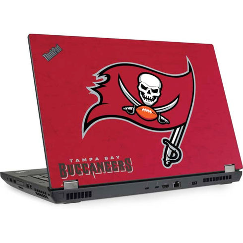 NFL Tampa Bay Buccaneers Distressed Lenovo ThinkPad Skin