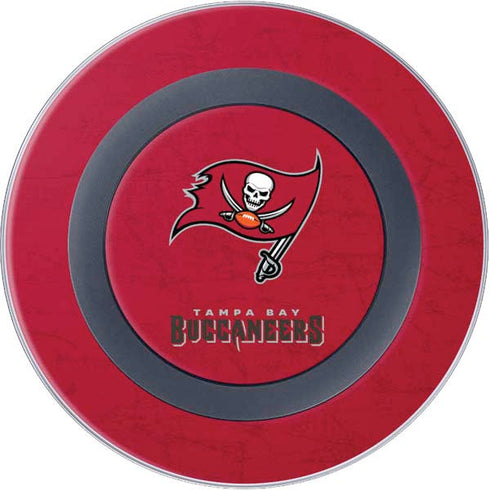 NFL Tampa Bay Buccaneers Distressed Wireless Charger Skin