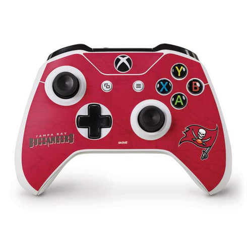 NFL Tampa Bay Buccaneers Distressed Xbox One S Controller Skin