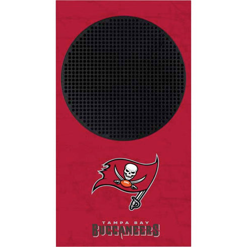 NFL Tampa Bay Buccaneers Distressed Xbox Series S Console Skin