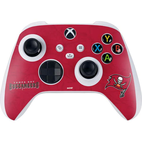 NFL Tampa Bay Buccaneers Distressed Xbox Series S Controller Skin