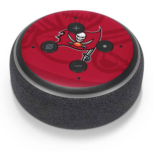 NFL Tampa Bay Buccaneers Double Vision Amazon Echo Dot Skin