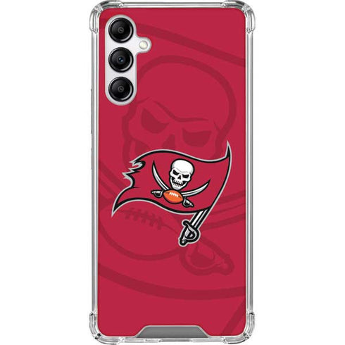 NFL Tampa Bay Buccaneers Double Vision Galaxy A14 5G Clear Case