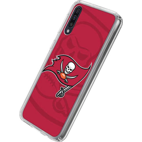 NFL Tampa Bay Buccaneers Double Vision Galaxy A50 Clear Case