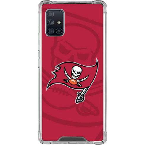 NFL Tampa Bay Buccaneers Double Vision Galaxy A51 5G Clear Case