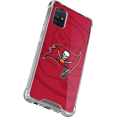 NFL Tampa Bay Buccaneers Double Vision Galaxy A51 5G Clear Case