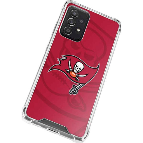 NFL Tampa Bay Buccaneers Double Vision Galaxy A52 5G Clear Case