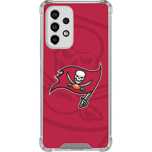 NFL Tampa Bay Buccaneers Double Vision Galaxy A53 5G Clear Case