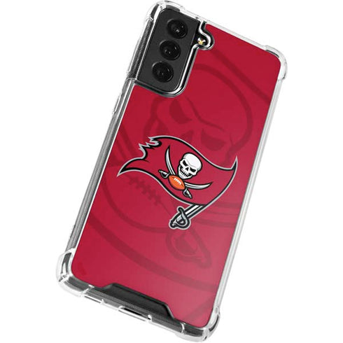 NFL Tampa Bay Buccaneers Double Vision Galaxy S22 Clear Case