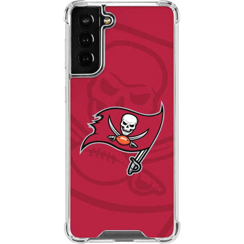NFL Tampa Bay Buccaneers Double Vision Galaxy S22 Plus Clear Case