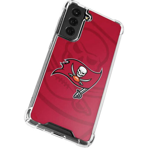 NFL Tampa Bay Buccaneers Double Vision Galaxy S22 Plus Clear Case