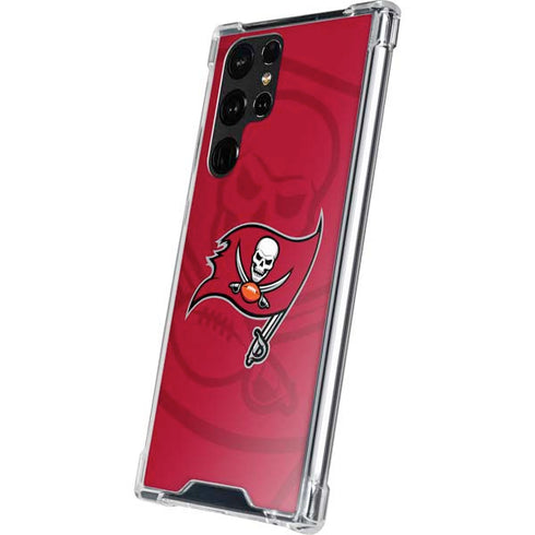 NFL Tampa Bay Buccaneers Double Vision Galaxy S22 Ultra Clear Case