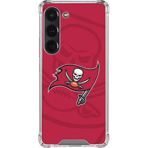 NFL Tampa Bay Buccaneers Double Vision Galaxy S23 Clear Case