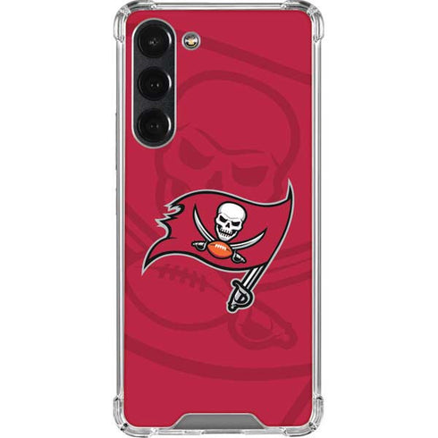 NFL Tampa Bay Buccaneers Double Vision Galaxy S23 Plus Clear Case