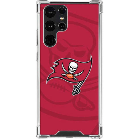 NFL Tampa Bay Buccaneers Double Vision Galaxy S24 Ultra Clear Case