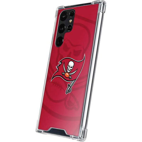 NFL Tampa Bay Buccaneers Double Vision Galaxy S24 Ultra Clear Case