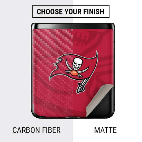 NFL Tampa Bay Buccaneers Double Vision Galaxy Z Flip Skin