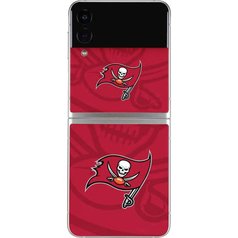 NFL Tampa Bay Buccaneers Double Vision Galaxy Z Flip4 5G Skin
