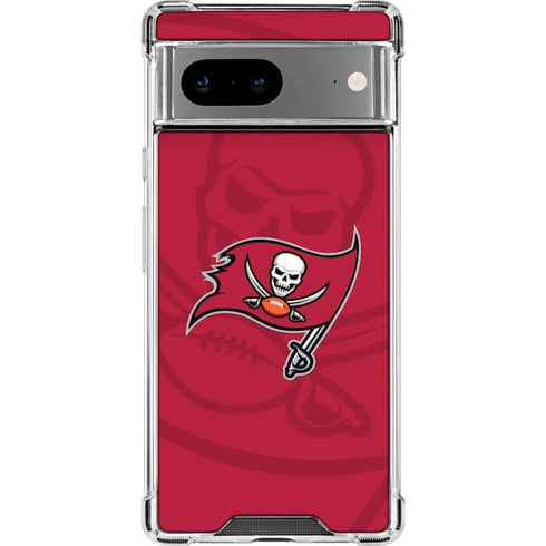 NFL Tampa Bay Buccaneers Double Vision Google Pixel 8 Clear Case