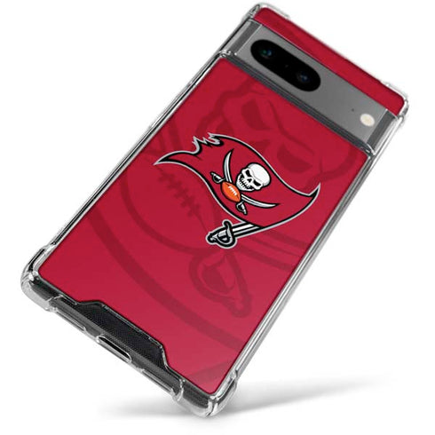 NFL Tampa Bay Buccaneers Double Vision Google Pixel 8 Clear Case