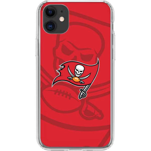 NFL Tampa Bay Buccaneers Double Vision iPhone 11 Clear Case