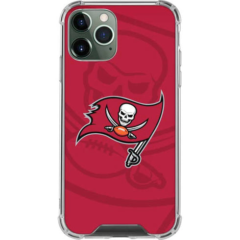 NFL Tampa Bay Buccaneers Double Vision iPhone 11 Pro Max Clear Case