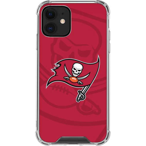 NFL Tampa Bay Buccaneers Double Vision iPhone 12 Clear Case