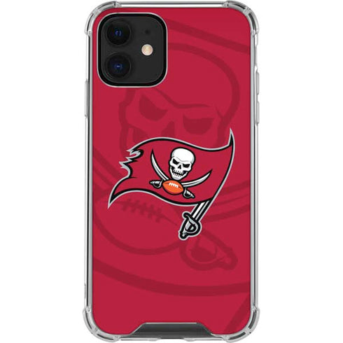 NFL Tampa Bay Buccaneers Double Vision iPhone 12 Mini Clear Case