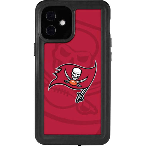 NFL Tampa Bay Buccaneers Double Vision iPhone 12 Mini Waterproof Case