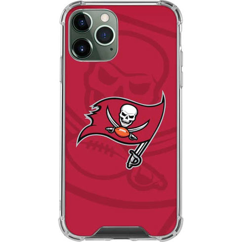 NFL Tampa Bay Buccaneers Double Vision iPhone 12 Pro Clear Case