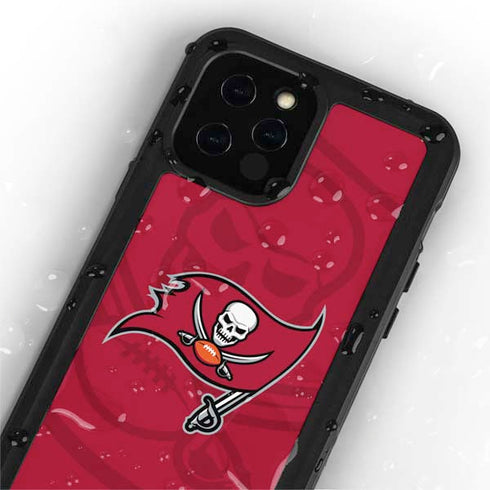 NFL Tampa Bay Buccaneers Double Vision iPhone 12 Pro Waterproof Case
