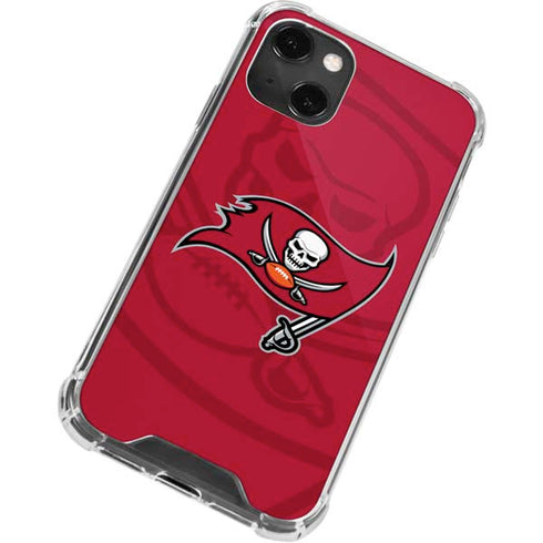 NFL Tampa Bay Buccaneers Double Vision iPhone 13 Mini Clear Case