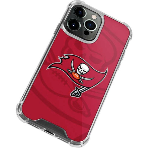 NFL Tampa Bay Buccaneers Double Vision iPhone 13 Pro Clear Case